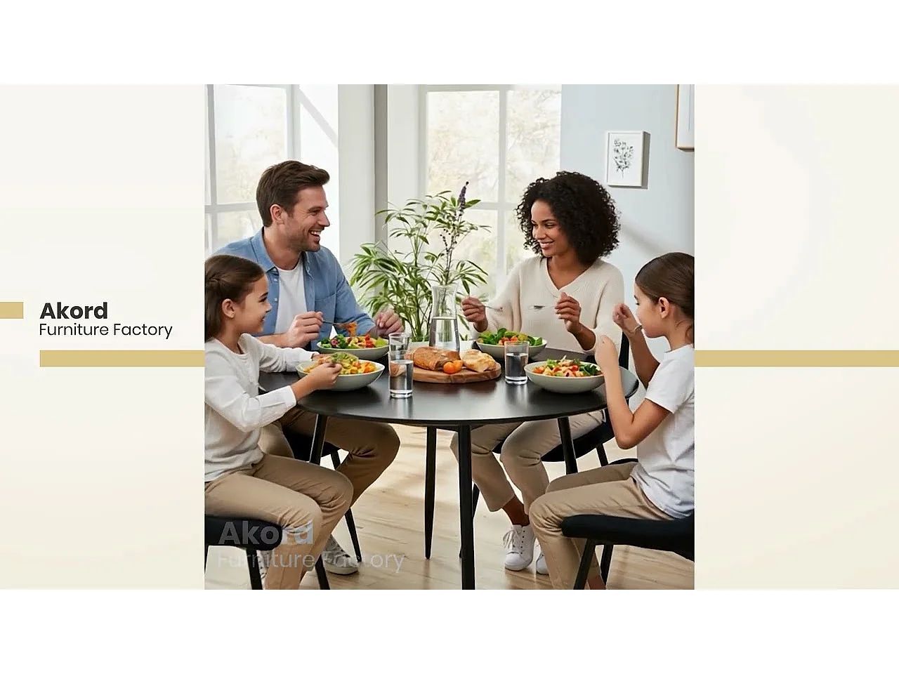 Lot de 4 chaises matelassées de salle à manger en velours AKORD SJ.0488 Rose