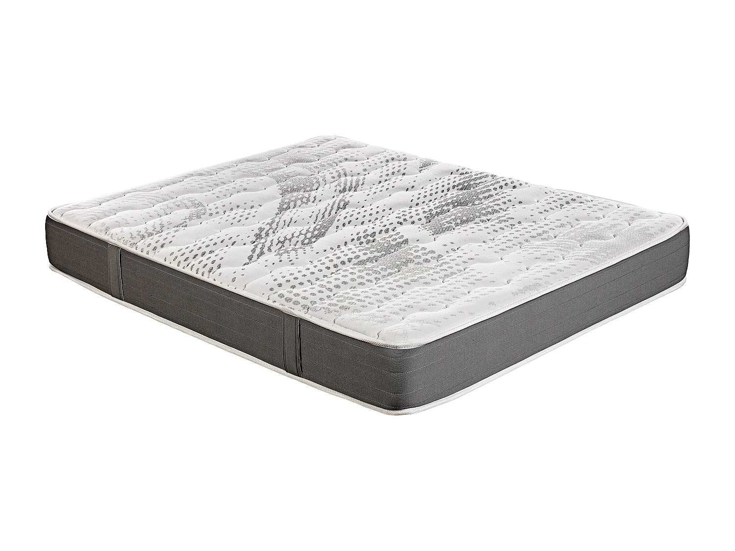 Pack colchón muelles 25cm + canapé abatible blanco y almohada 135x190