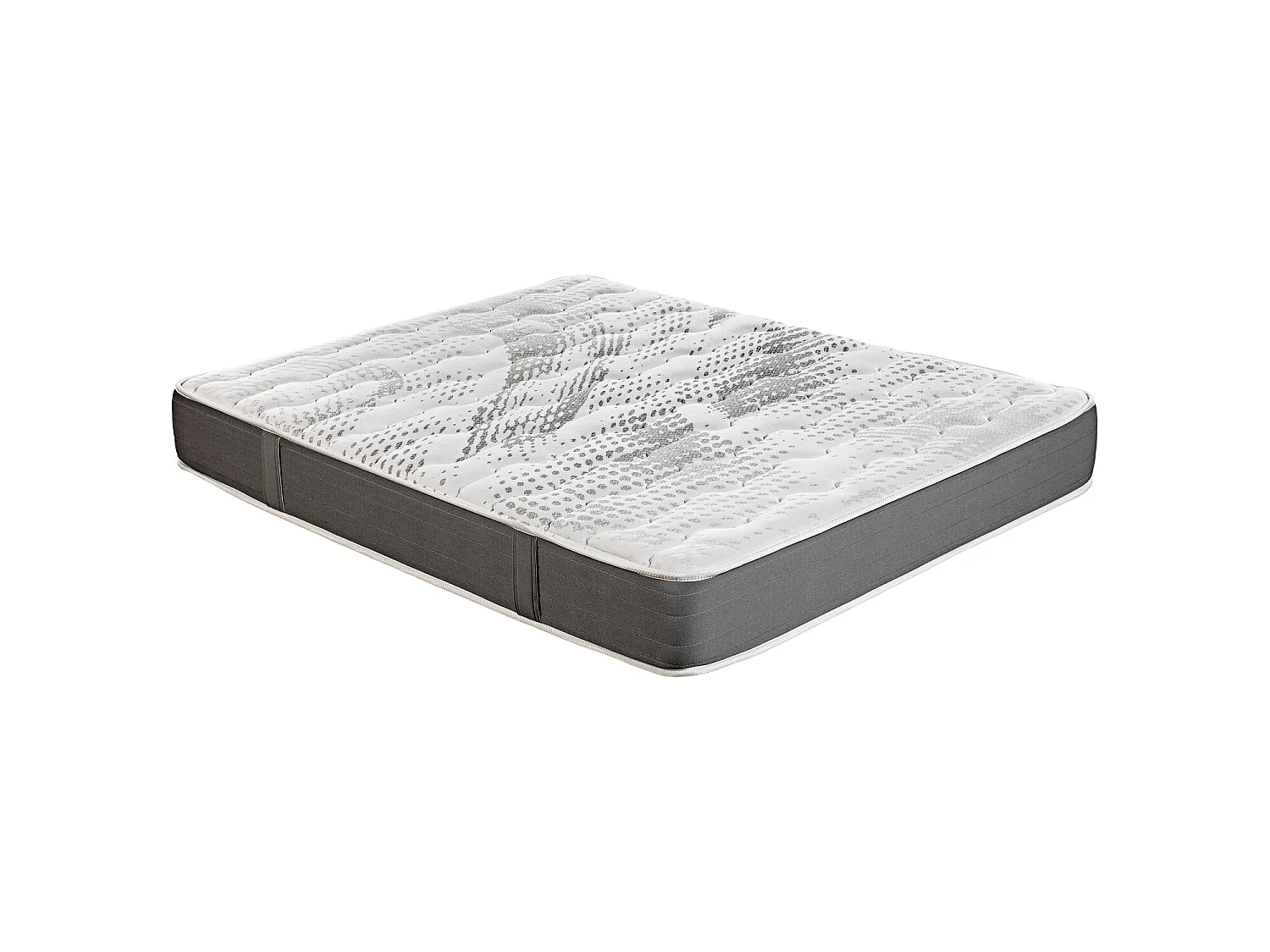 Pack colchón y canapé de 135 x 190 cm de muelles de hilo continuo Normablock® de 55 cm - PACK KALE BLANCO de PIKOLIN