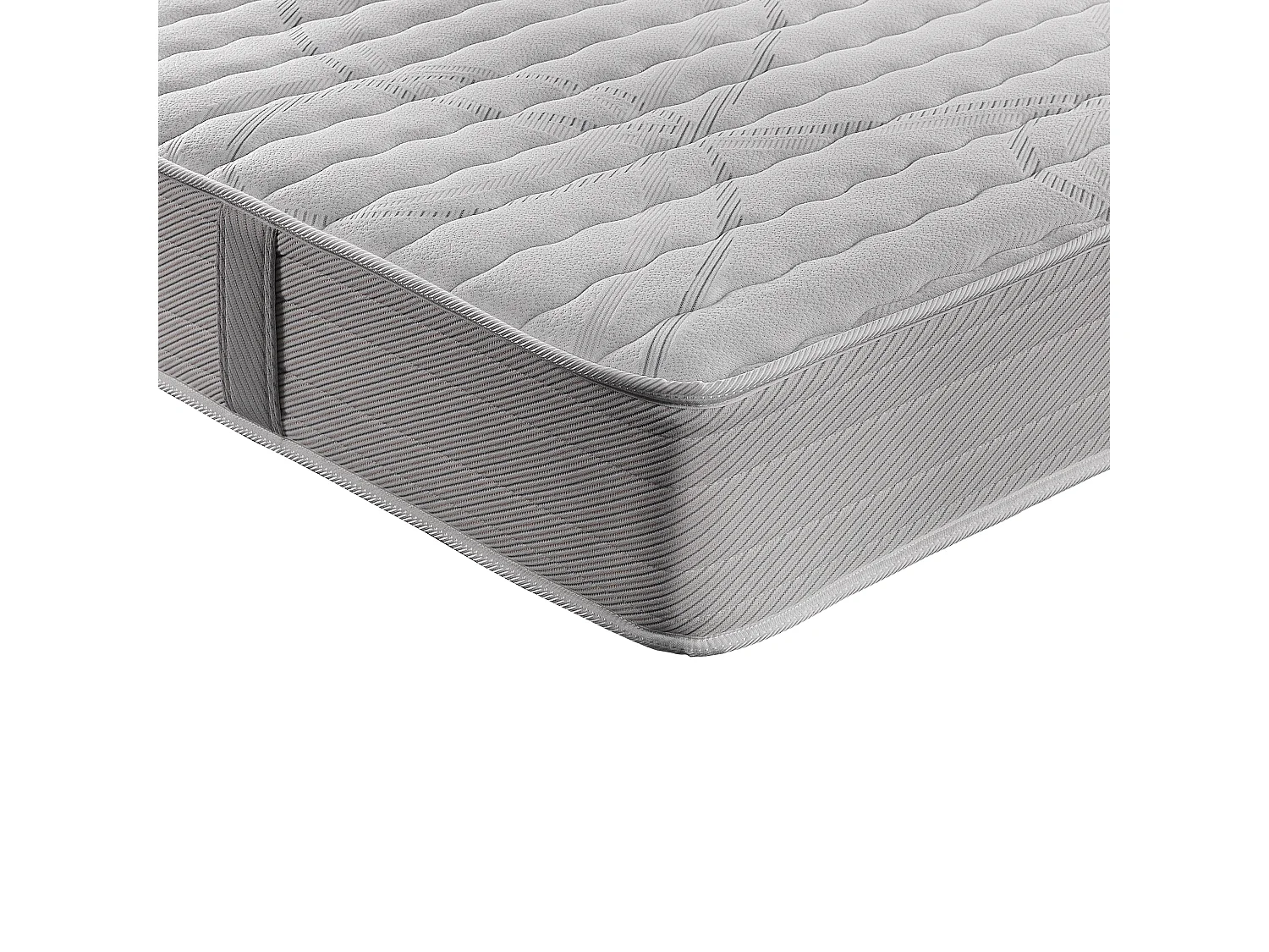 Conjunto juvenil 90x190 colchão molas antiácaros + estrado branco abertura lateral e 1 almofada fibra PIKOLIN - NIX