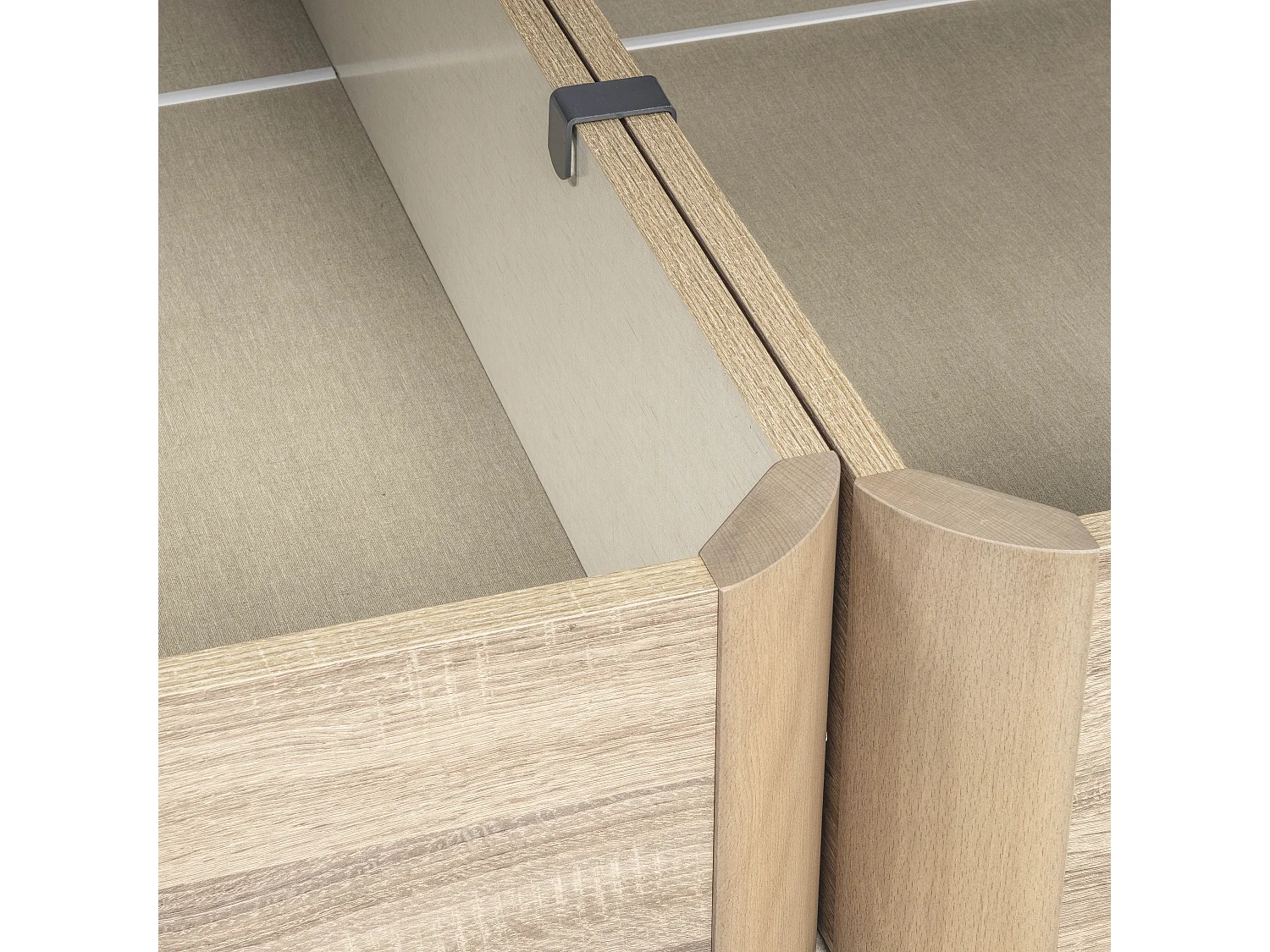 Colchón 150x190cm, canapé y almohada| PIKOLIN Snow| Natural| Montaje