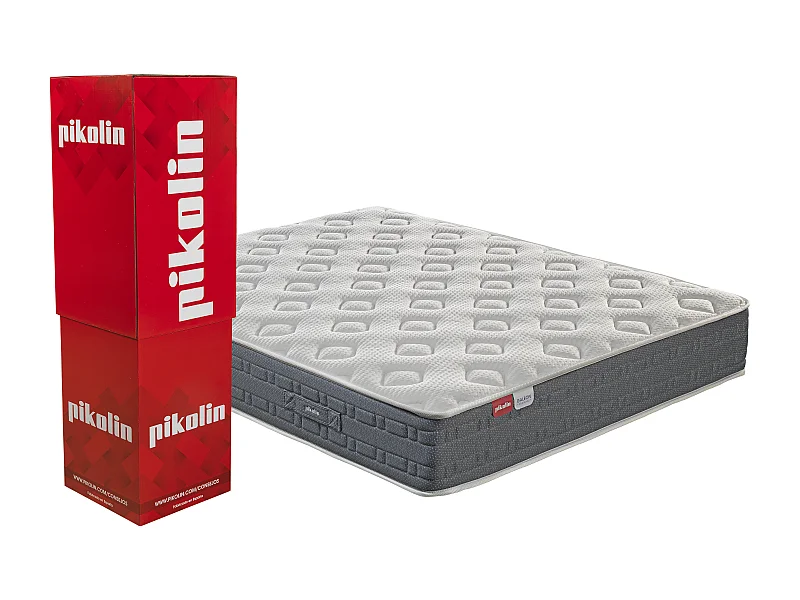 Colchão PIKOLIN de molas ensacadas sustentável com Viscofoam, 30cm | 180 x 200 cm
