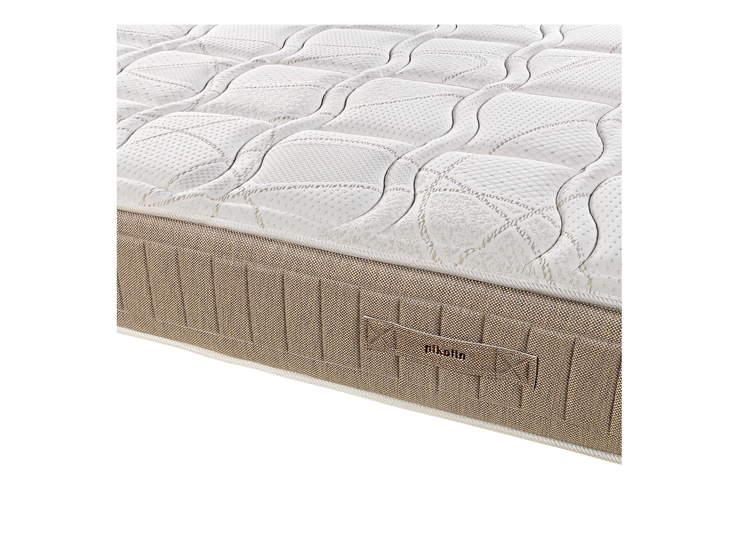 Colchón muelles Normablock 31cm, fibra de alta acogida 160x200