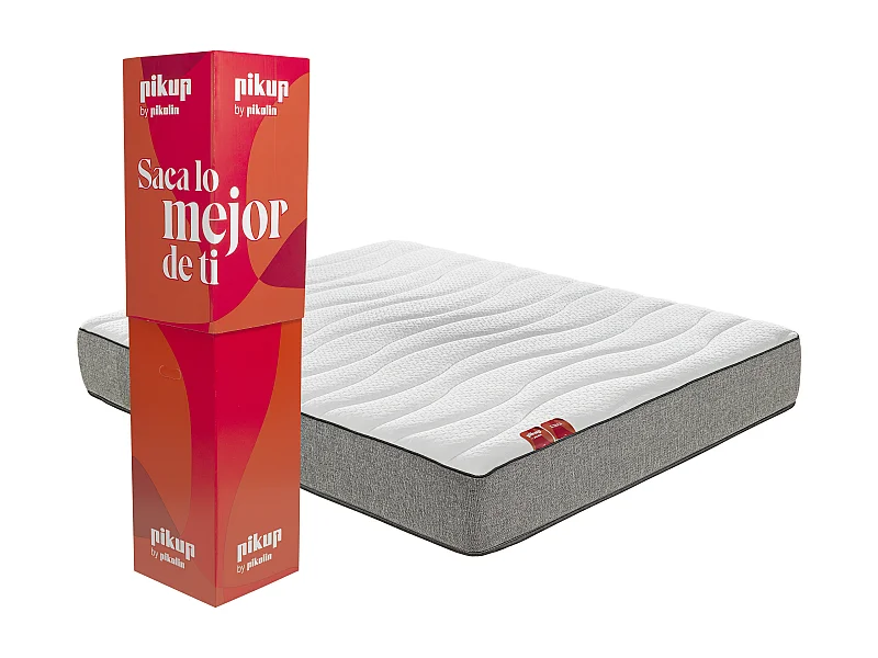 Colchão Juvenil 135 x 190 cm | PIKOLIN Ultra | Espuma HR + Visco | Firmeza média | Enrolado