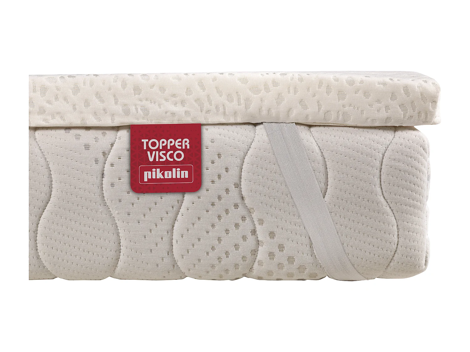 Topper de alto conforto, alivia tensão, capa lavável, zíper | 80 x 182 cm