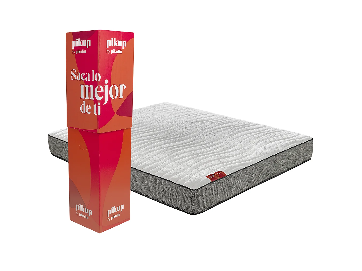 Colchão PIKOLIN laminado de visco e espuma HR, alta firmeza | 135 x 190 cm