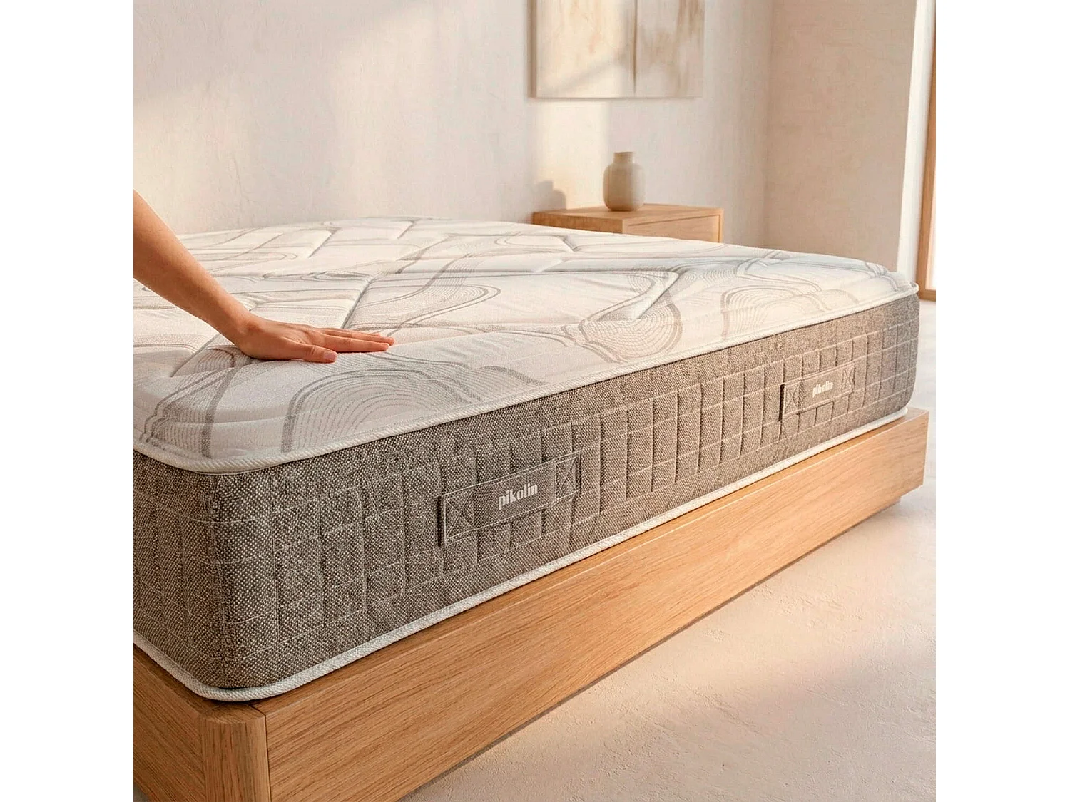 Colchón de 135 x 190 cm de muelles ensacados de 32 cm - SATURN de PIKOLIN
