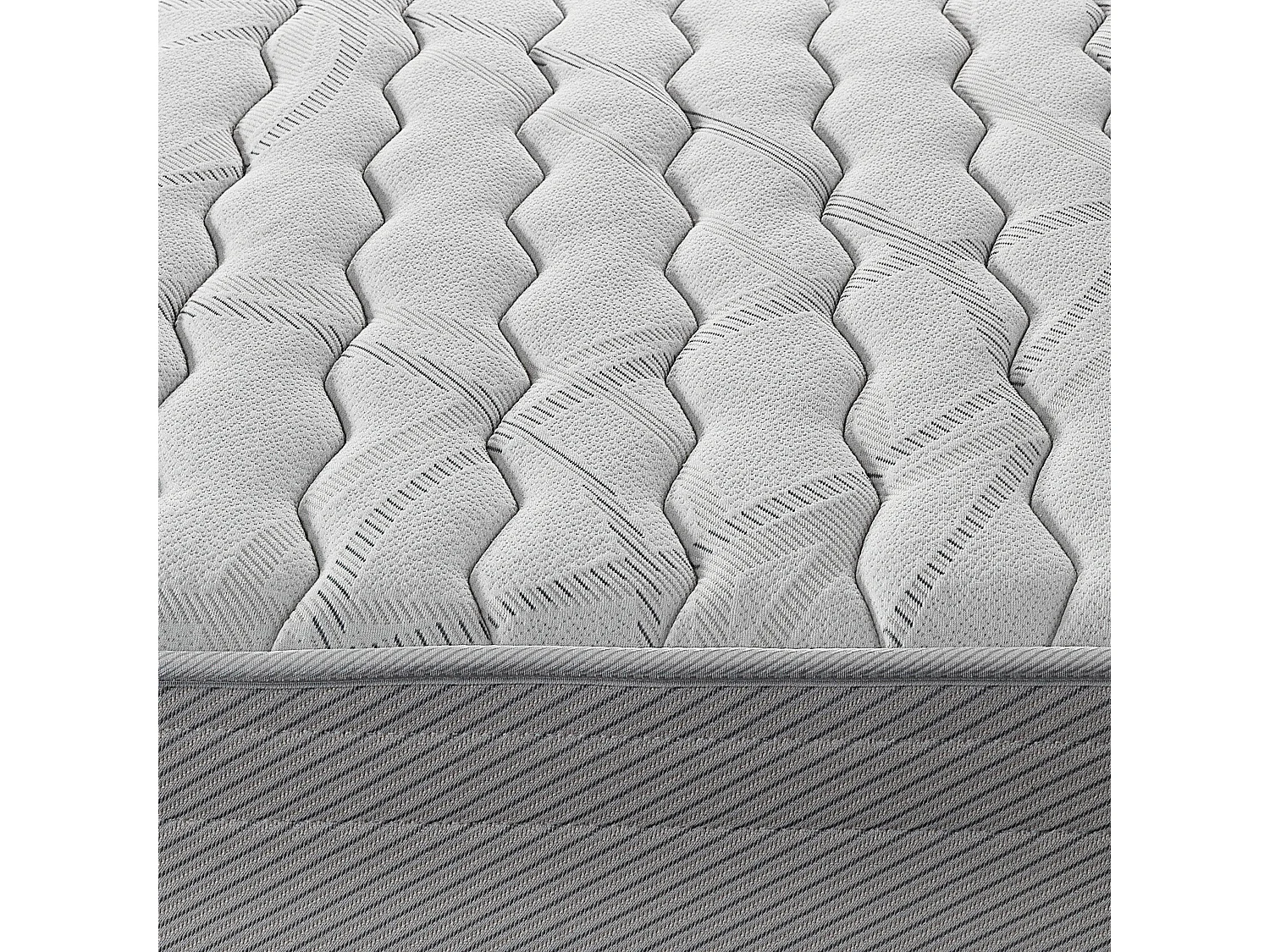 Colchón espuma HR con visco, 22cm, firmeza medio alta 80x182