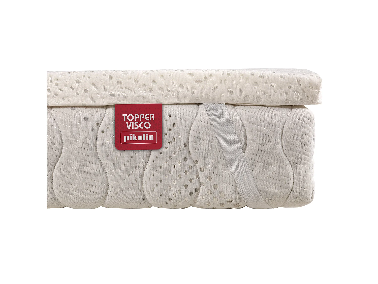 Topper de alto conforto, alivia tensão, capa lavável, zíper | 140 x 190 cm