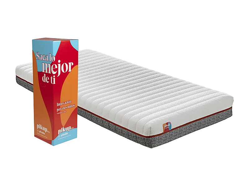 Colchão Juvenil 90 x 190 cm | PIKOLIN Kids | Visco | Firmeza alta | Enrolado