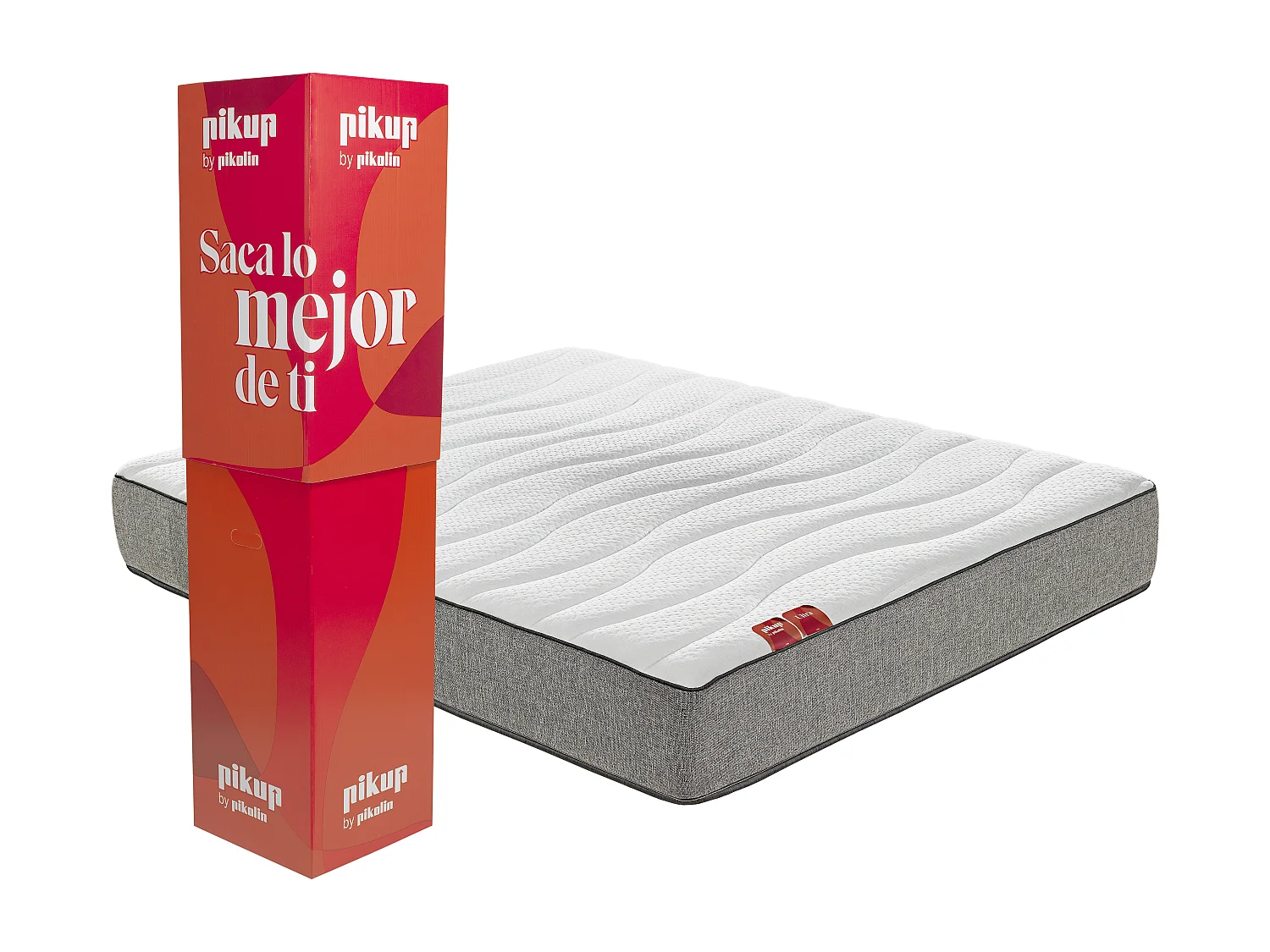 Colchón juvenil 90x190cm |PIKOLIN Ultra |Espuma HR+Visco |Enrollado