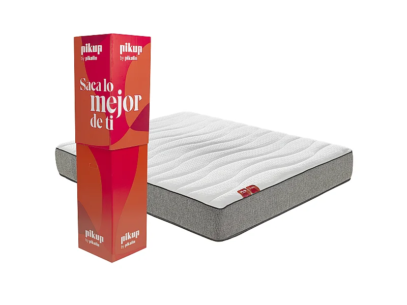 Colchão PIKOLIN laminado de visco e espuma HR, firmeza média-alta | 150 x 200 cm