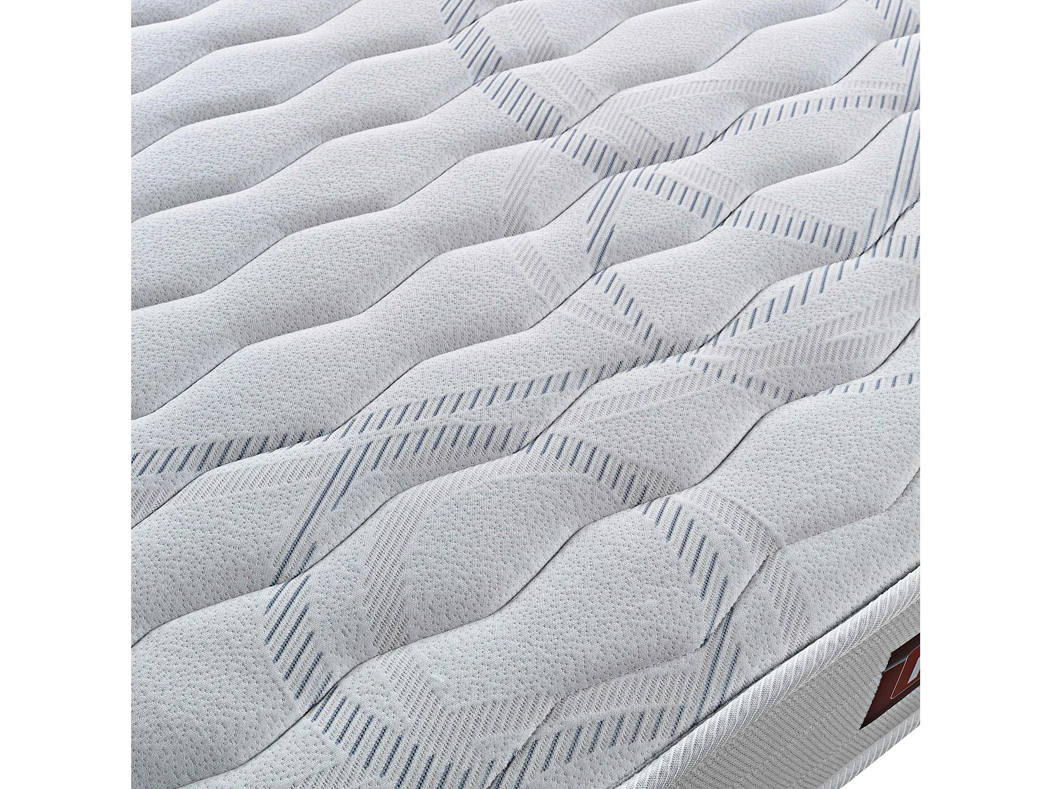 Colchón espuma HR con visco, 22cm, firmeza medio alta 120x200