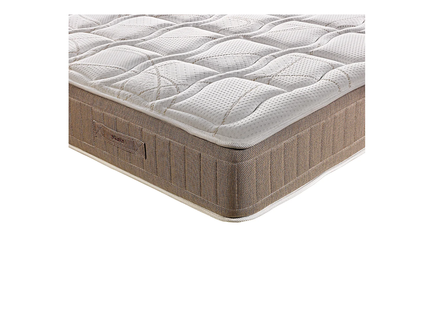 Colchón muelles Normablock 31cm, fibra de alta acogida 150x200