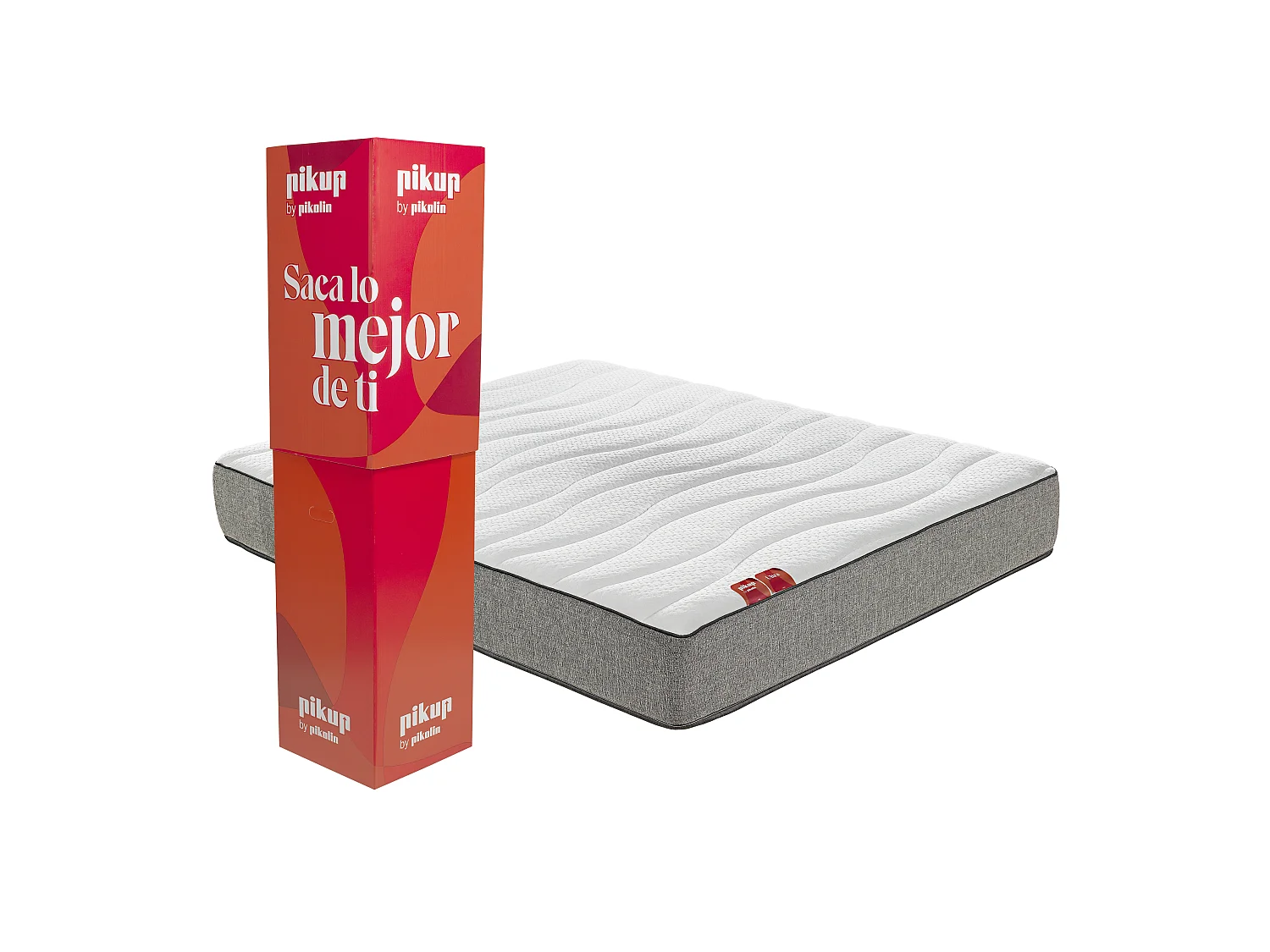 Colchão PIKOLIN laminado de visco e espuma HR, firmeza média-alta | 80 x 182 cm