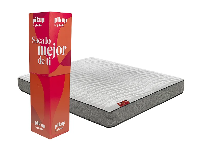 Colchão Juvenil 90 x 190 cm | PIKOLIN Live | Espuma HR + Visco | Firmeza alta | Enrolado