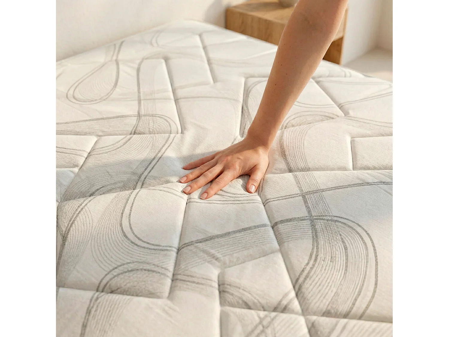 Colchón de 80 x 200 cm de muelles ensacados de 32 cm - SATURN de PIKOLIN