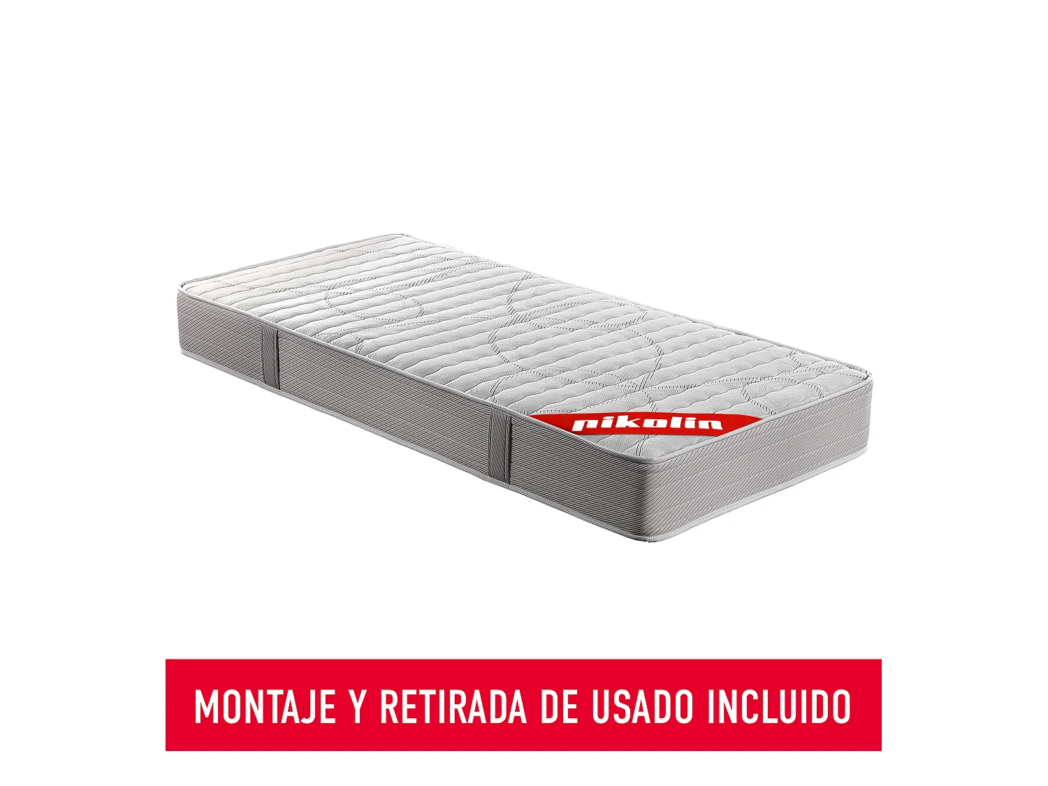 Colchón juvenil muelles avanzados, Viscofoam 22cm, antiácaros 120x200