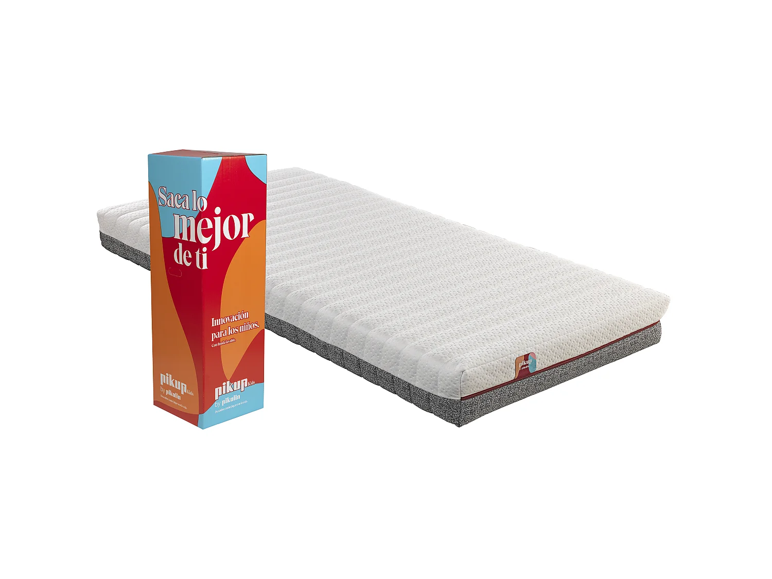 Colchoneta para niños, Espuma HR con funda lavable, 80x190