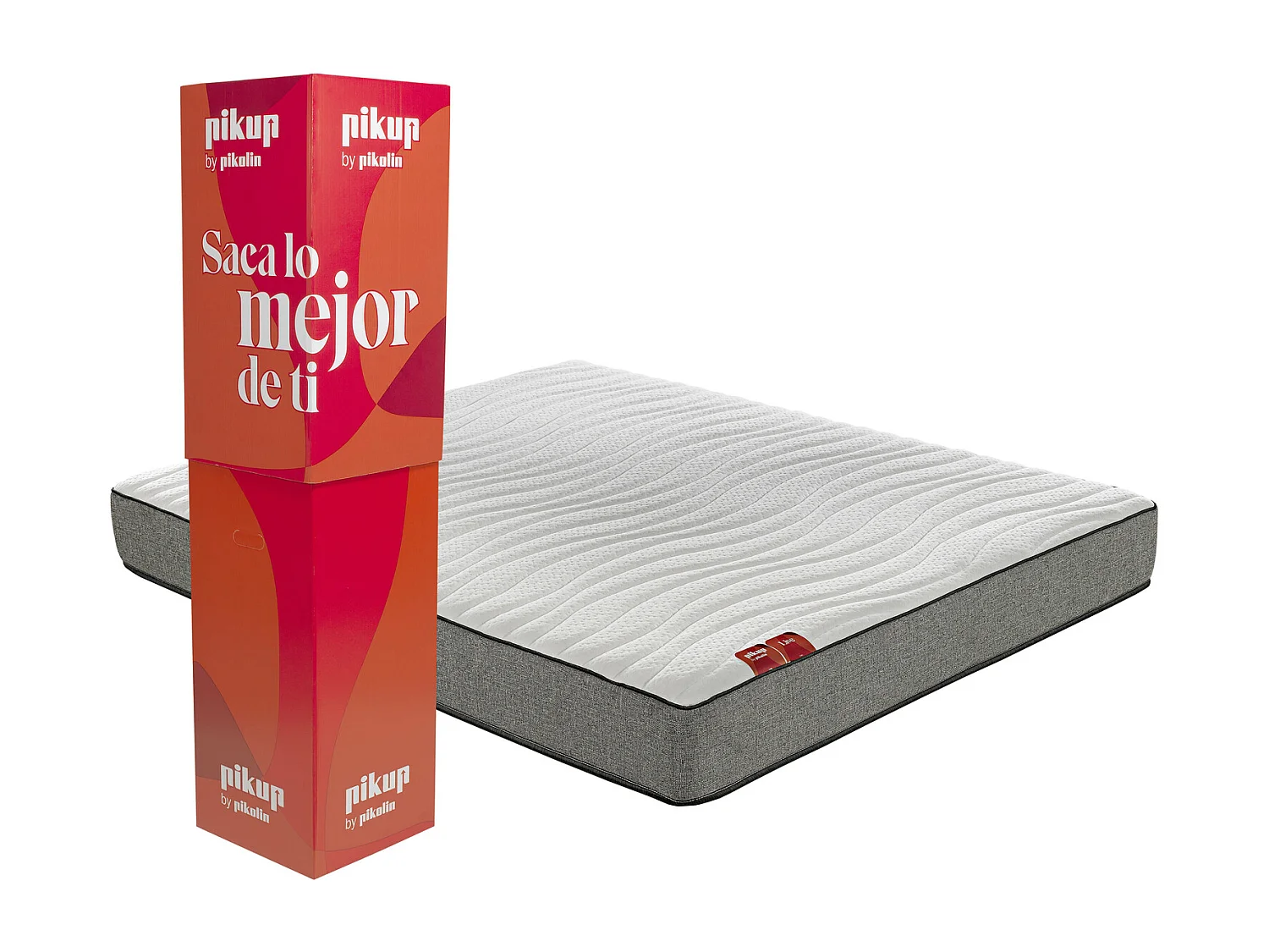 Colchão Juvenil 140 x 190 cm | PIKOLIN Live | Espuma HR + Visco | Firmeza alta | Enrolado