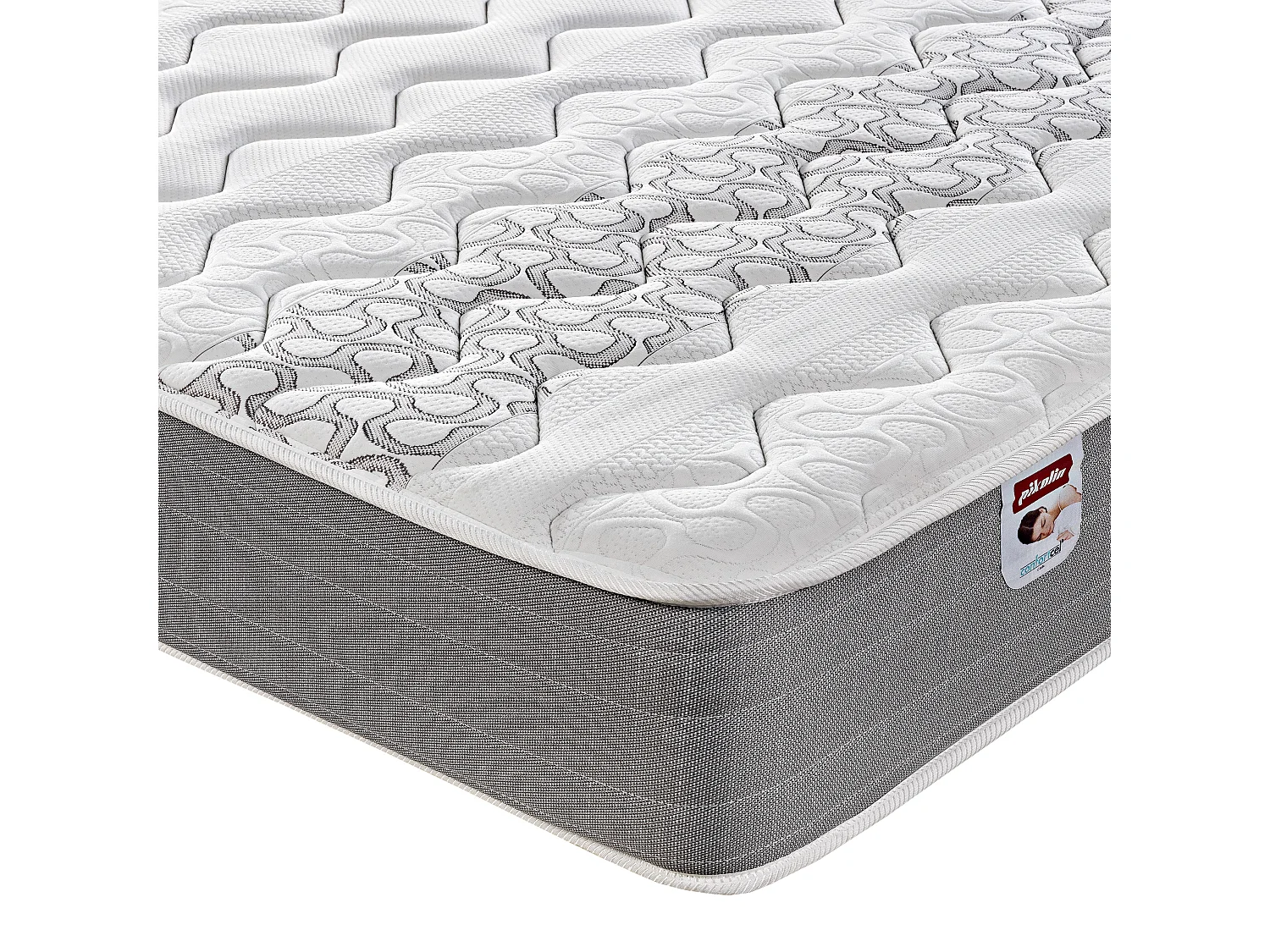 Colchón visco carbono, firmeza media, calidad alta, 24cm, 135x190