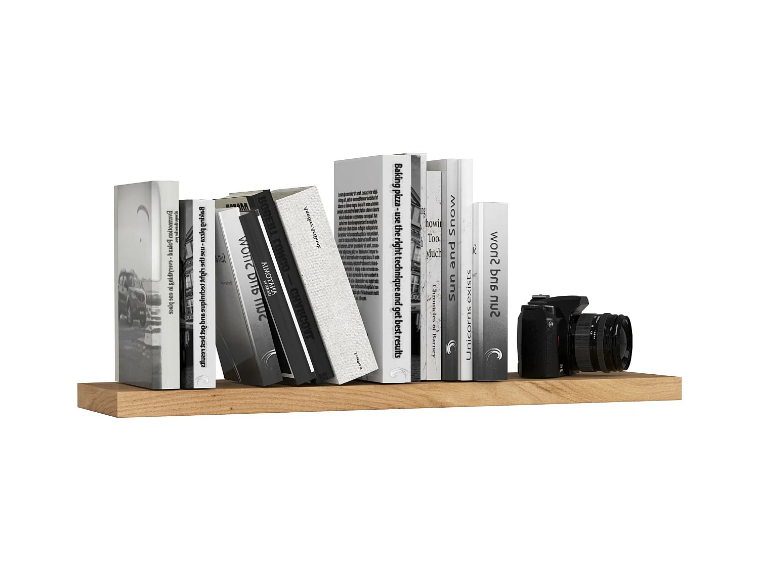 Étagère murale AKORD PS4 Chêne Sonoma 80 cm 80x20x3,2 cm