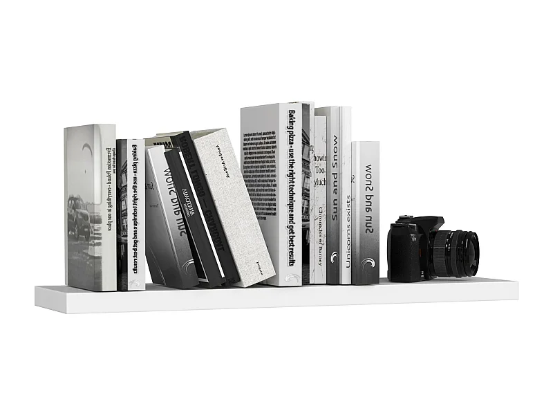 Étagère murale AKORD PS4 Blanche 80 cm 80x20x3,2 cm