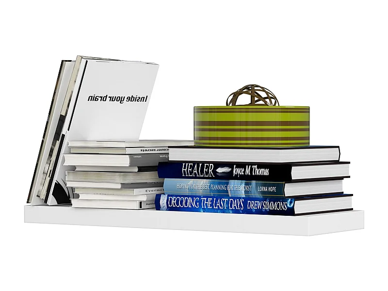 Mensola a muro AKORD PS3 Bianca 60 cm 60x20x3,2 cm