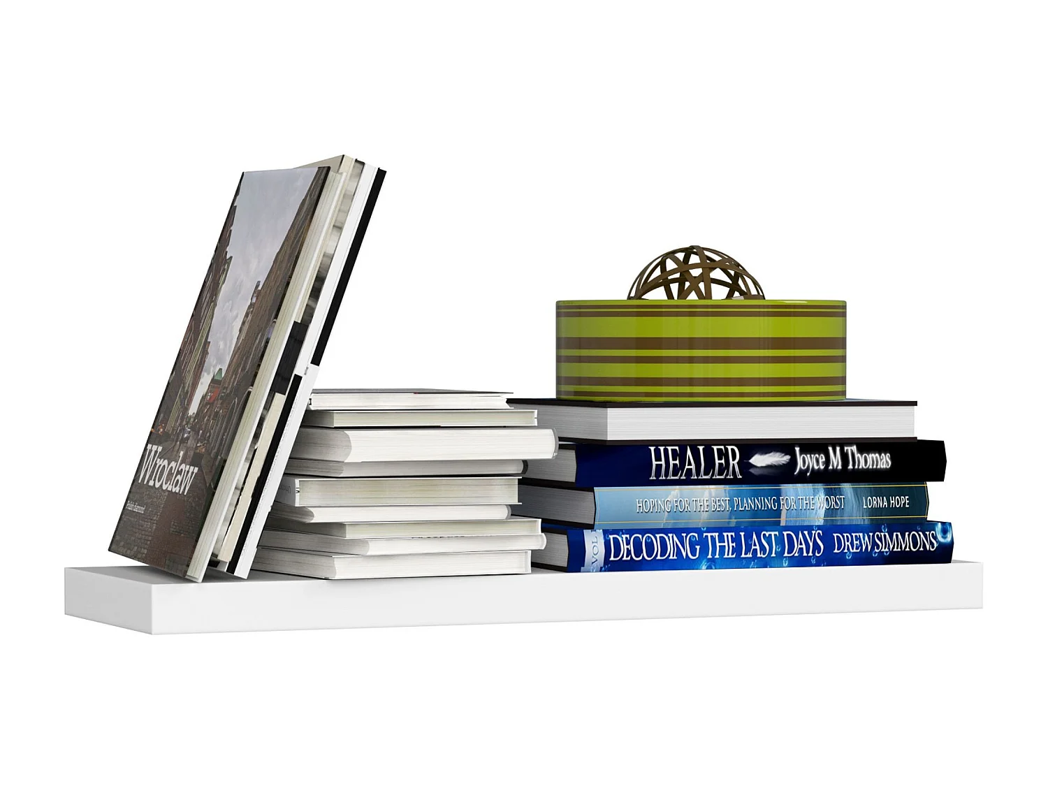 Półka AKORD PS3 Biała 60 cm kolor Biały mat 1 półka 60x20x3,2 cm