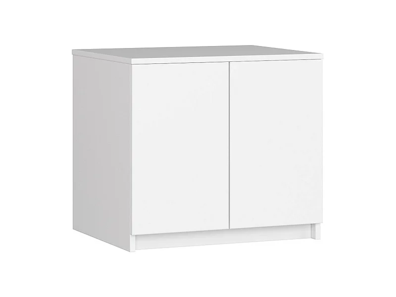 Witte Staande Bovenkast S60 STAR - Zelfmontage, 60cm Breed, 2 Deuren, Mat Afwerking