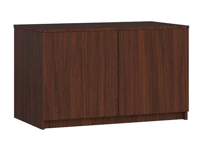 Surmeuble pour armoire AKORD S90 Wengé 90 cm 2 portes façade Wengé 2 étagères 90x51x55 cm