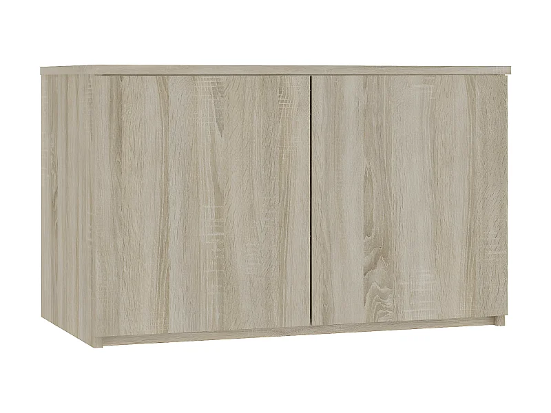 Surmeuble pour armoire AKORD S90 Chêne Sonoma 90 cm 2 portes façade Chêne Sonoma 2 étagères 90x51x55 cm