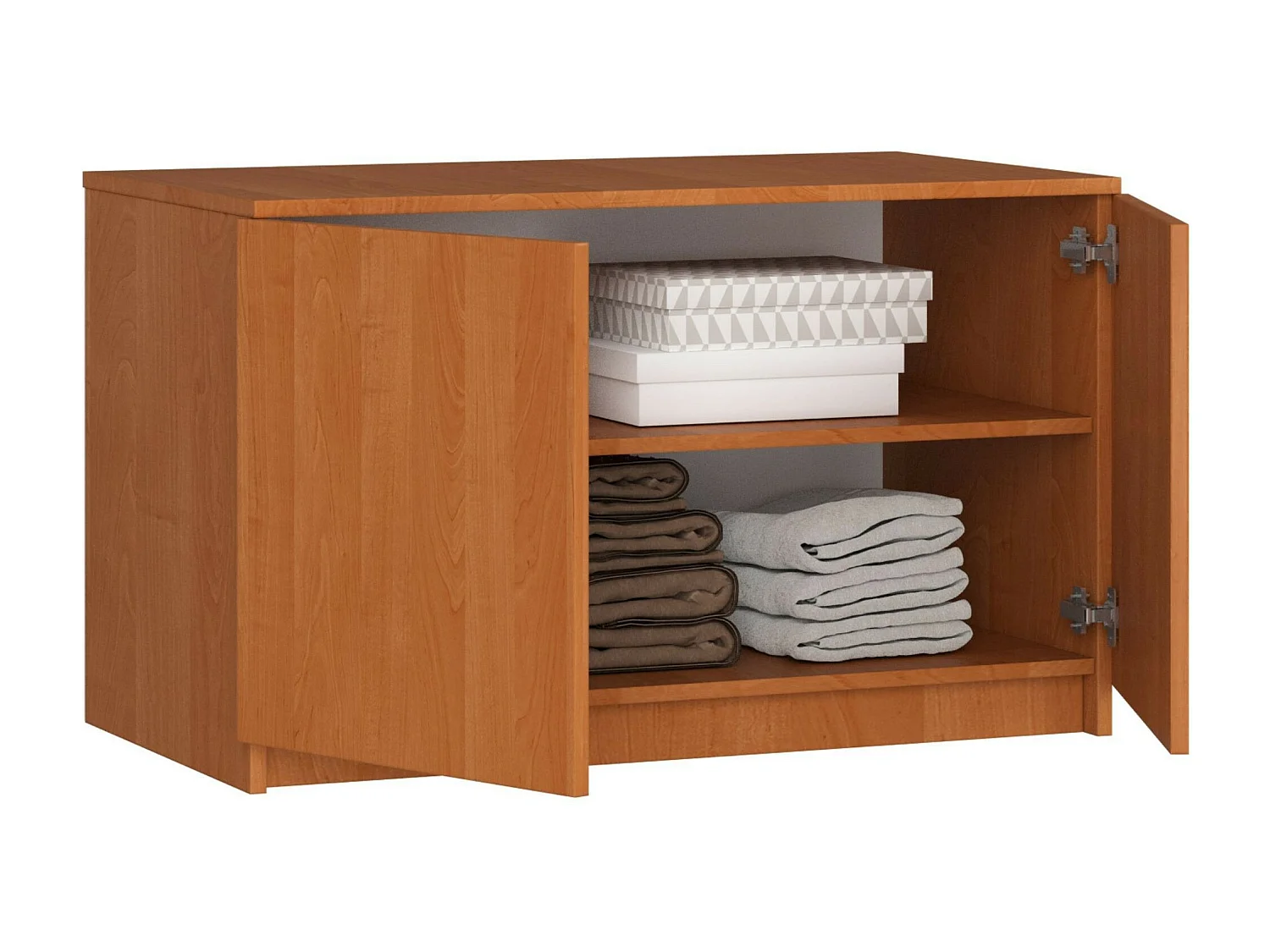 Surmeuble pour armoire AKORD S90 Aulne 90 cm 2 portes façade Aulne 2 étagères 90x51x55 cm