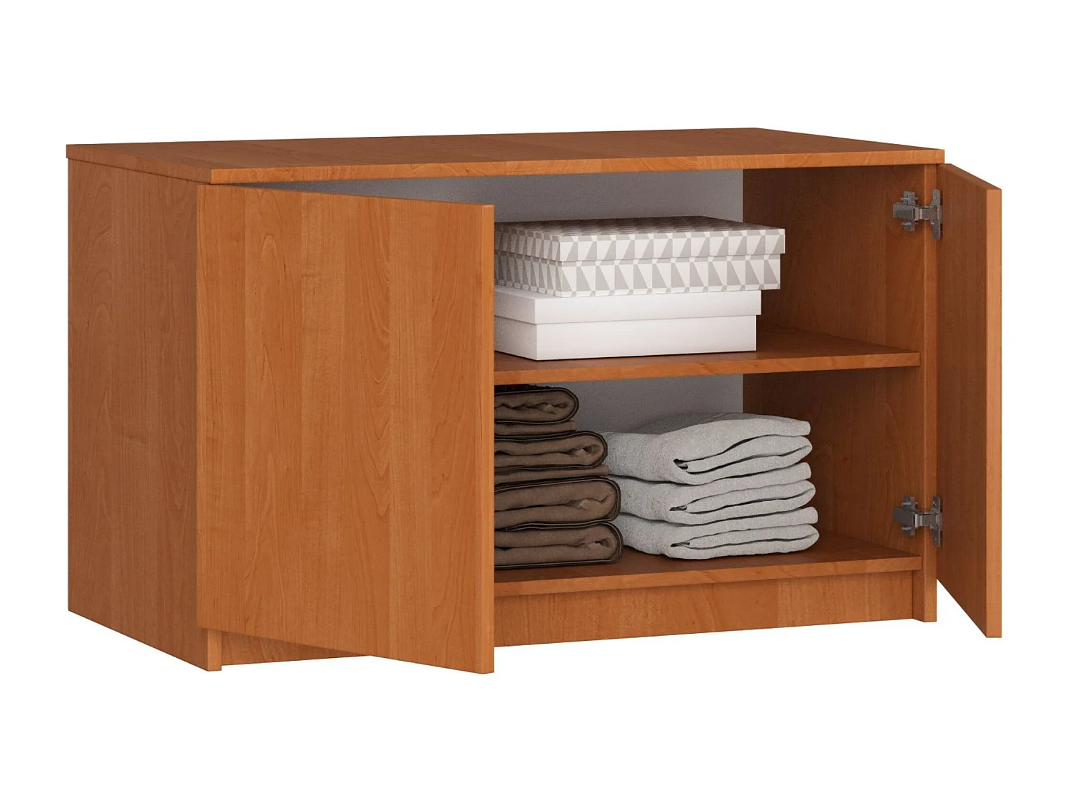 Surmeuble pour armoire AKORD S90 Aulne 90 cm 2 portes façade Aulne 2 étagères 90x51x55 cm