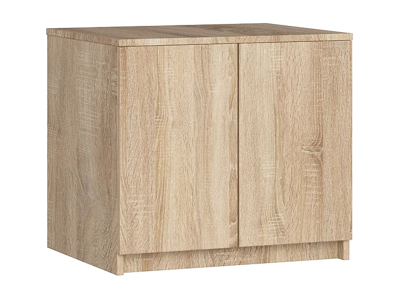 Schrankaufsatz für Kleiderschrank AKORD S60 Sonoma-Eiche 60 cm 2 Türen 2 Ebenen B60 x H55 x T51 cm