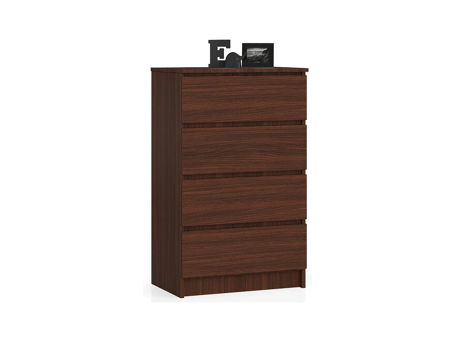 Cassettiera AKORD K60 Cassettiera Wengé 60 cm 4 cassetti 60x40x99 cm