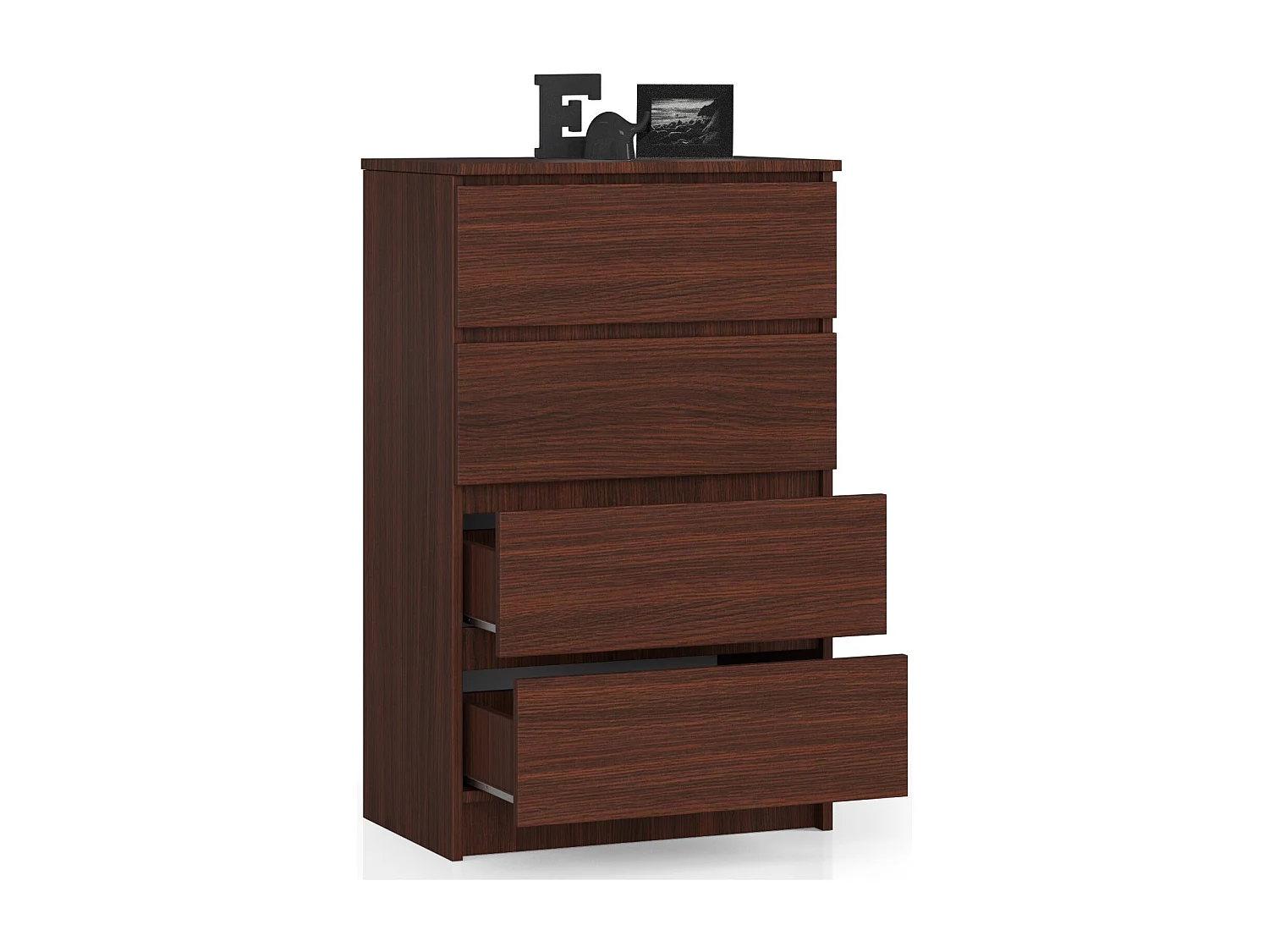 Ladekast K60 met 4 Lades / AKORD Furniture Factory / Venge / 60 x 99 x 40 cm