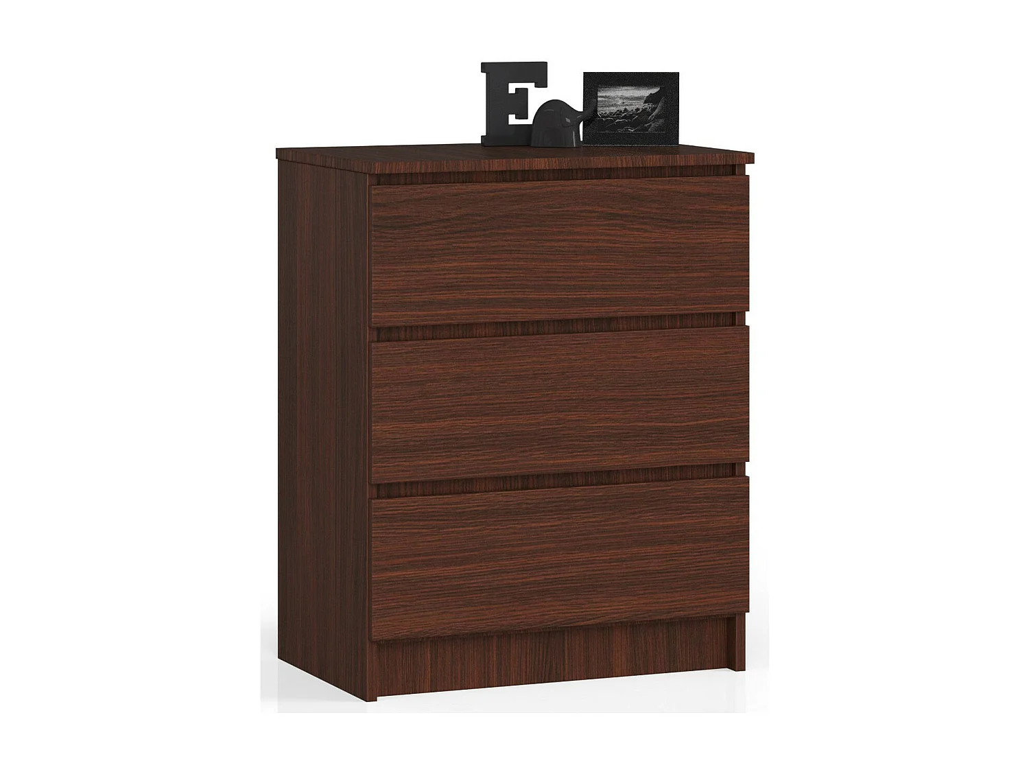 Kommode AKORD K60 Wenge 60 cm 3 Schubladen B60 x H77 x T40 cm