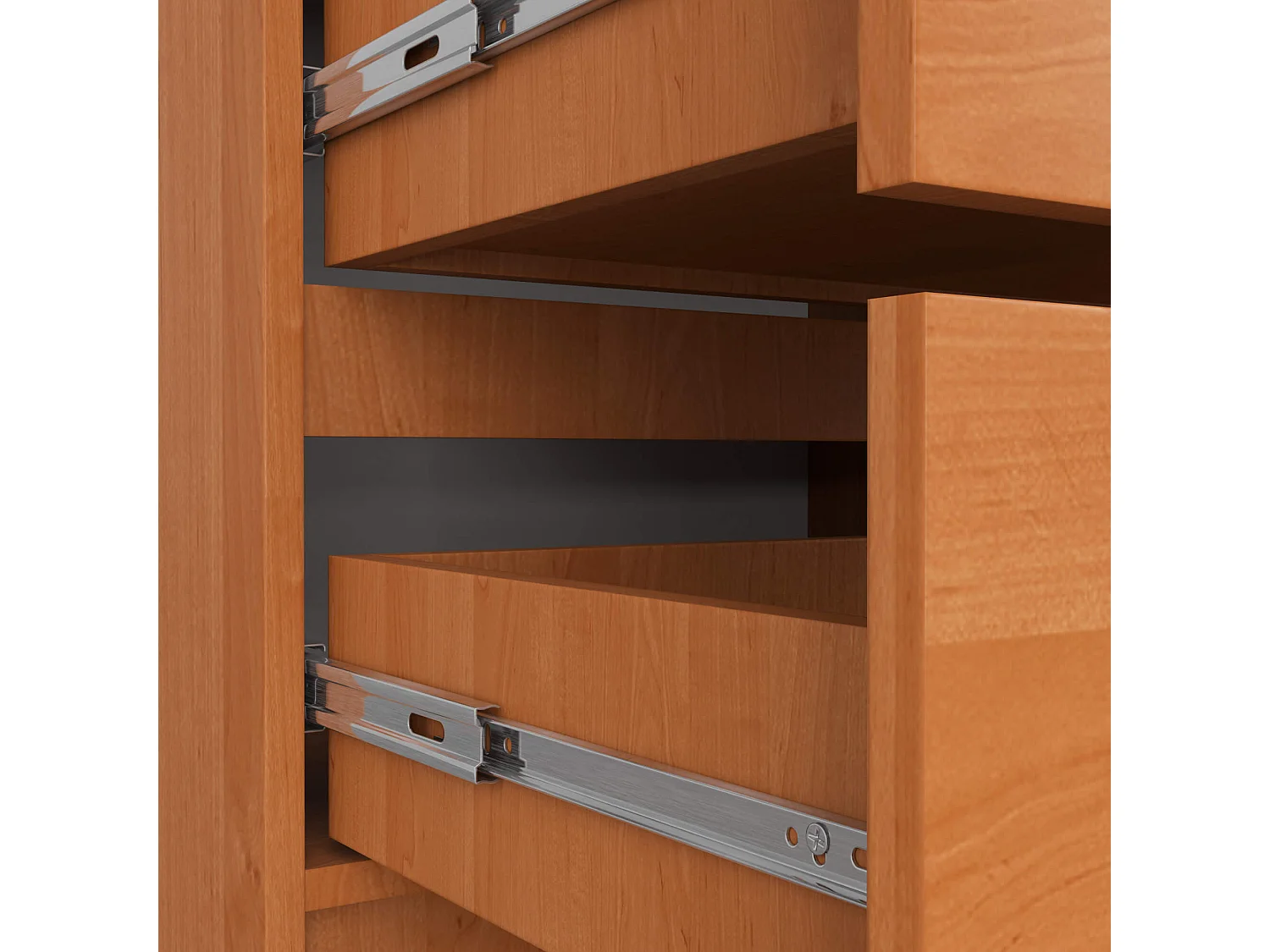 Commode AKORD K60 Aulne 60 cm 4 tiroirs façade Aulne 60x40x99 cm