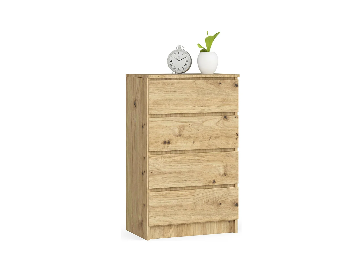 Cassettiera AKORD K60 Cassettiera Quercia Artisan 60 cm 4 cassetti 60x40x99 cm