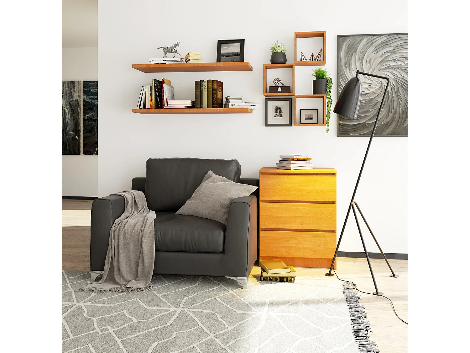 Ladekast K60 met 3 Lades / AKORD Furniture Factory / Els / 60 x 77 x 40 cm