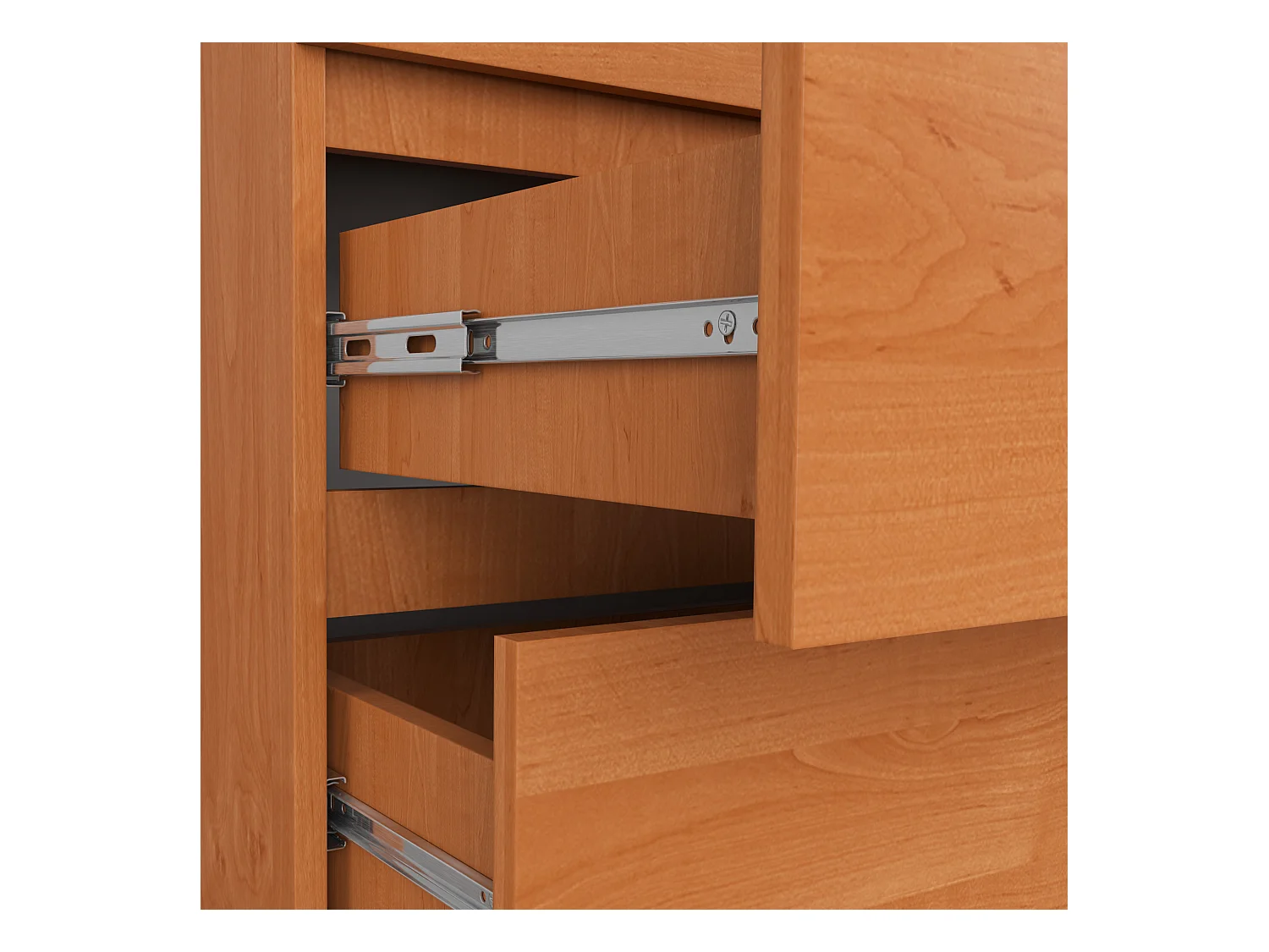 Commode AKORD K60 Aulne 60 cm 6 tiroirs façade Aulne 60x40x130 cm