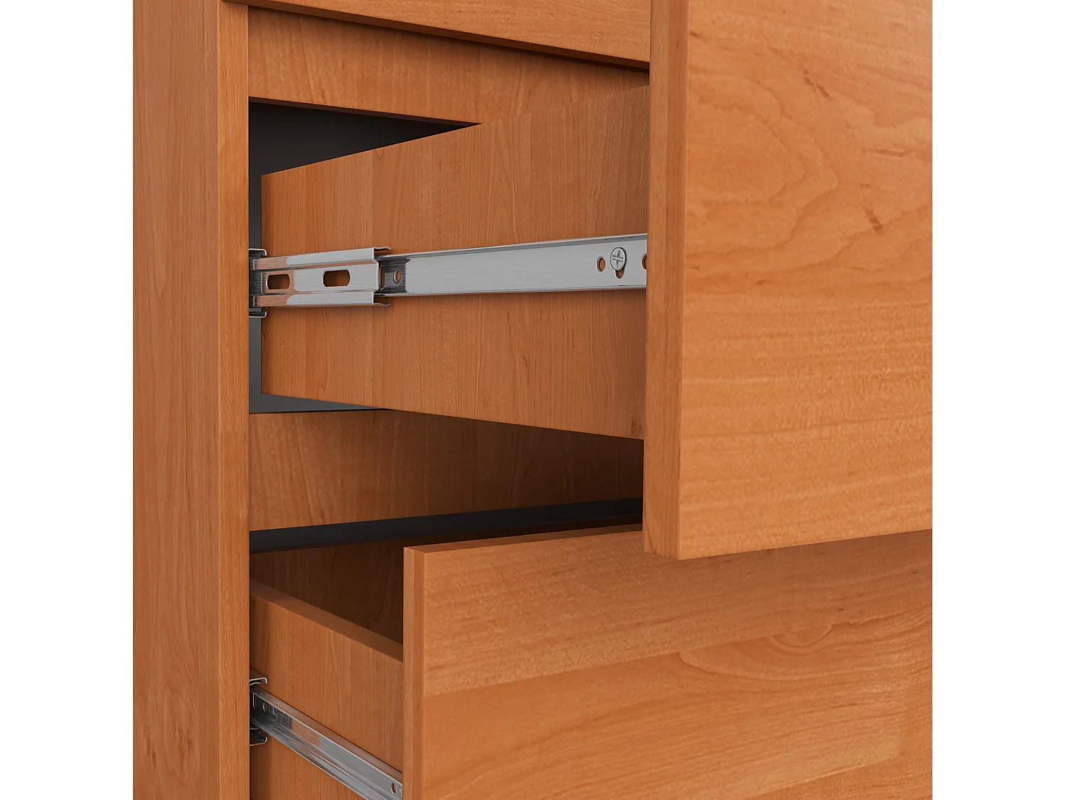 Commode AKORD K60 Aulne 60 cm 6 tiroirs façade Aulne 60x40x130 cm