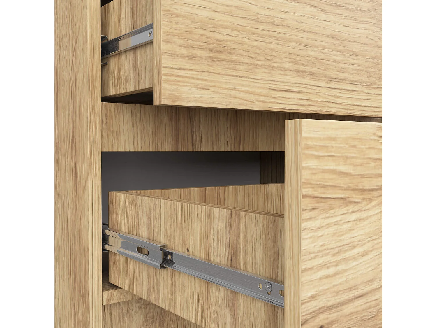 KOMMODE K60 DUBBEL ARTISAN MET 5 LADEN - HOUTLOOK MEUBELSTUK VOOR STIJLVOLLE INTERIEURS