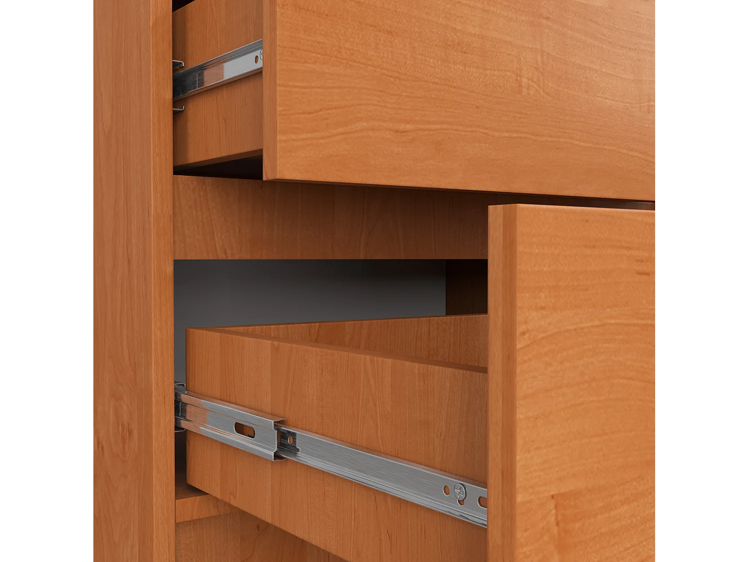 Commode AKORD K60 Aulne 60 cm 5 tiroirs façade Aulne 60x40x121 cm