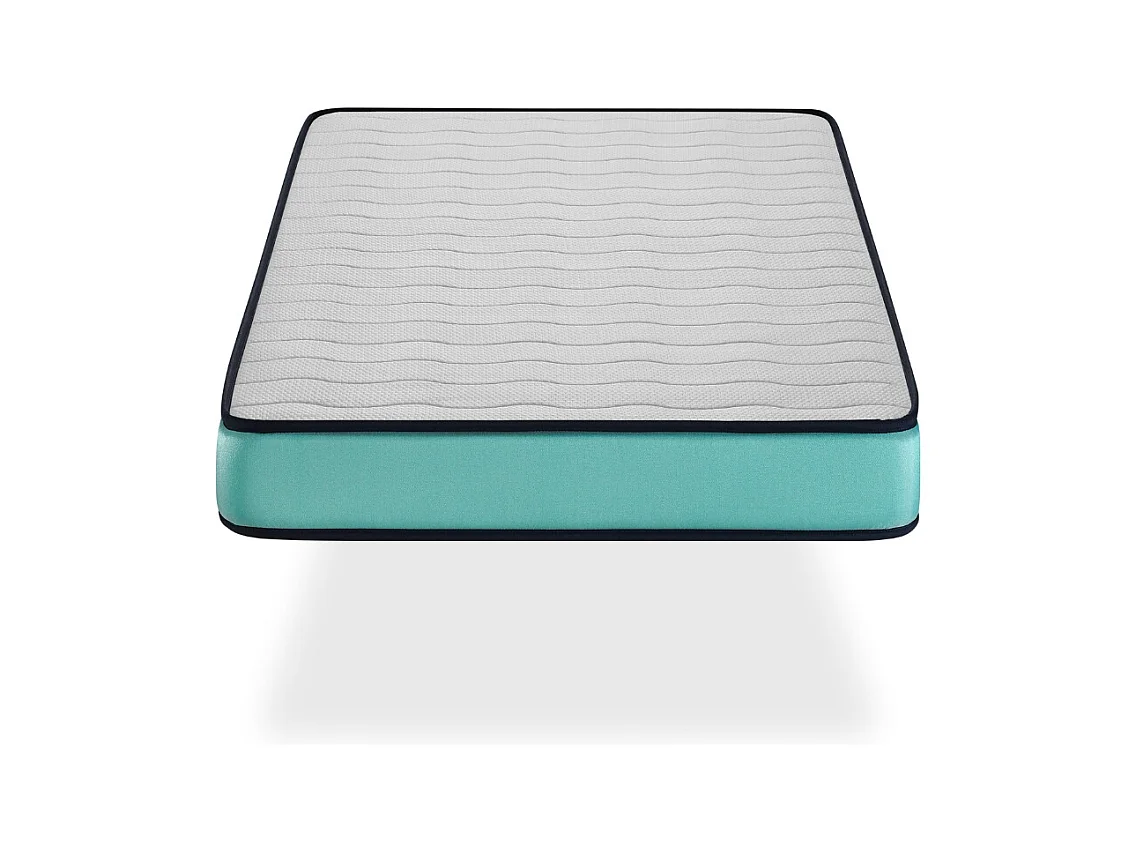 Pack Matelas 80X160 LIT ENFANTS h14 CM PROMO CONFORT + 1 oreiller junior + 1 Protège matelas