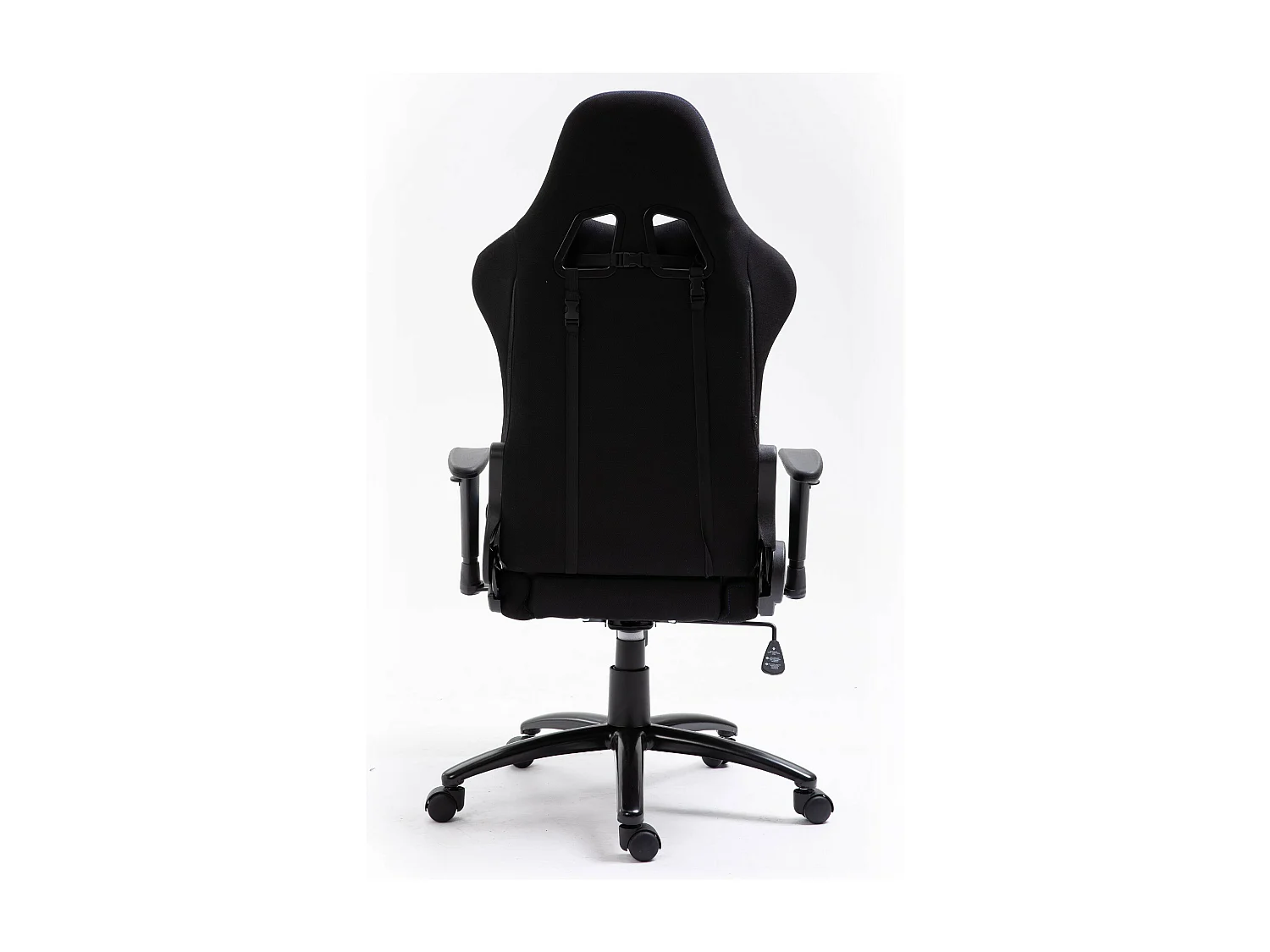 Blauwe Stoffen Gaming Stoel F4G FG38 met Verstelbare Zithoogte en Siliconen-Rubber Wielen