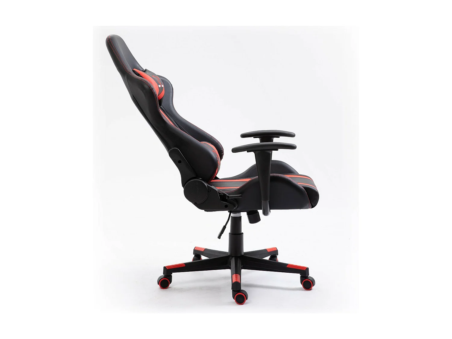 Ergonomische Gamingstoel FG33 - Zwart/Rood, Verstelbaar, Kunstleer