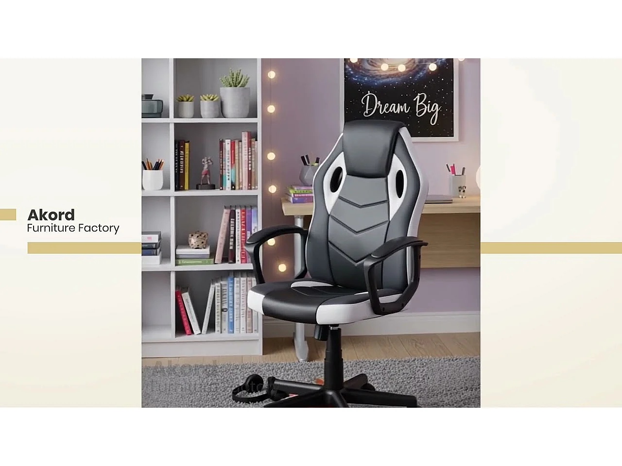 Fauteuil des jeux AKORD FG19 Noir et Rouge