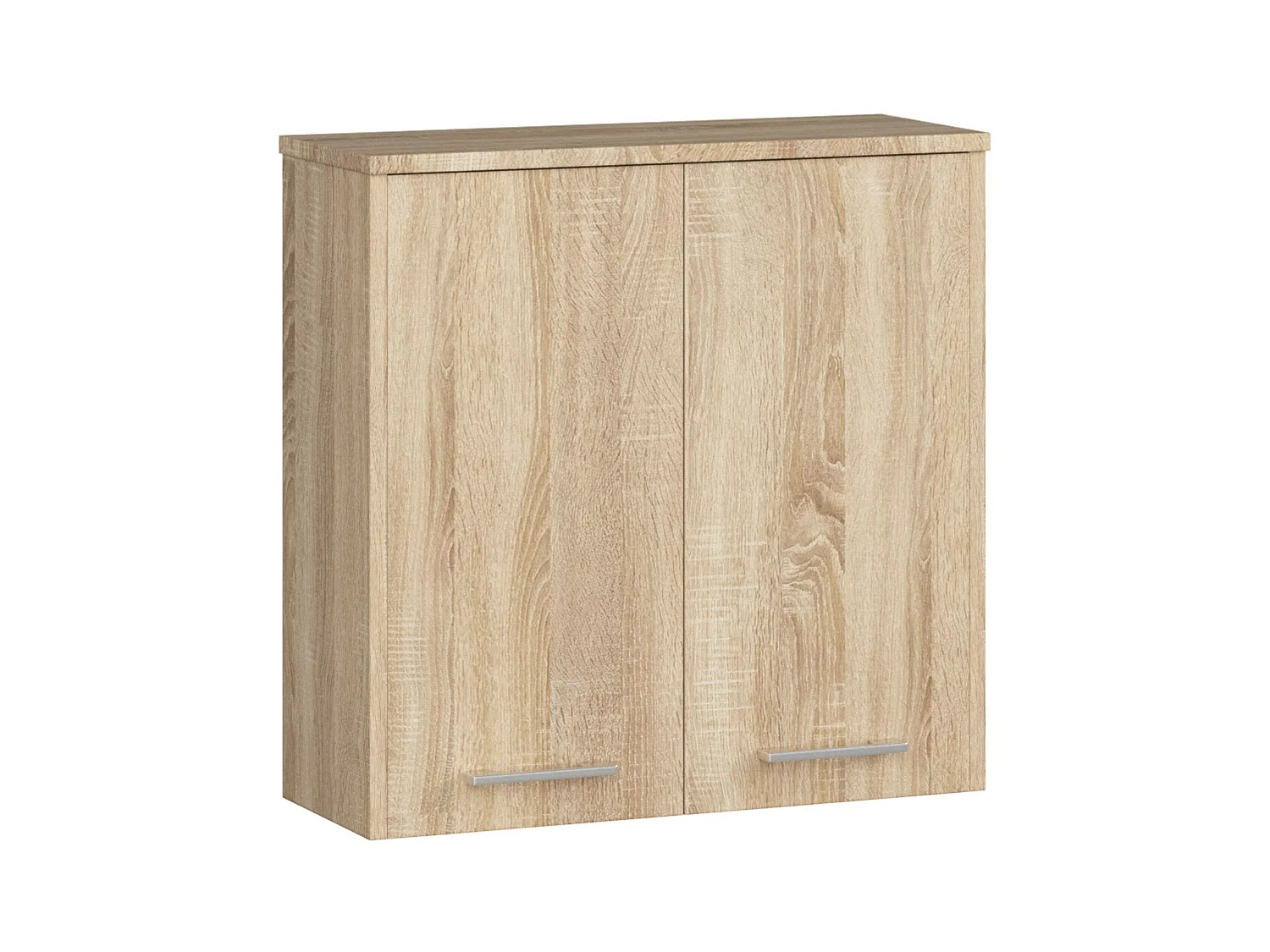 Armoire salle de bains AKORD FIN accr. au mur Chêne Sonoma 60 cm 2 portes façade Chêne Sonoma 2 étagères 60x22,5x60 cm